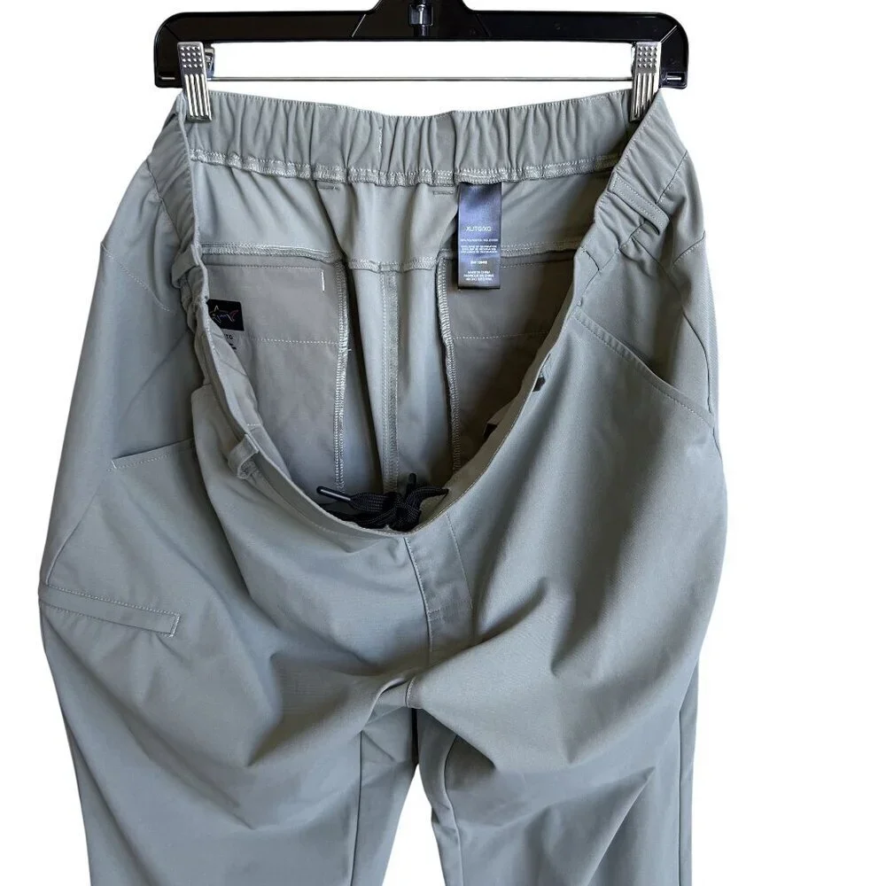 Greg Norman NEW Shark Graphic Mens XL Athleisure Pants Golf Performance Joggers